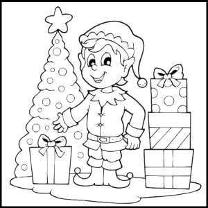 christmas tree coloring